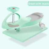 Children Twist Car Mute Round Universal Wheel Swing 1-3 Years