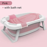 Foldable Baby Shower Tub with Thermometer Smart Temperature sensing