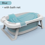 Foldable Baby Shower Tub with Thermometer Smart Temperature sensing