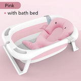 Foldable Baby Shower Tub with Thermometer Smart Temperature sensing