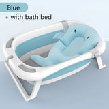 Foldable Baby Shower Tub with Thermometer Smart Temperature sensing