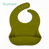 Baby Bibs Silicone Waterproof Breastplate Baby Feeding