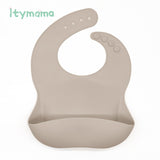 Baby Bibs Silicone Waterproof Breastplate Baby Feeding