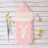 Baby Sleeping Bag Envelopes Winter Warm Knitted Newborn