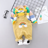 baby girls clothing set outfits Pullover T-shirt tops pants suit for newborn